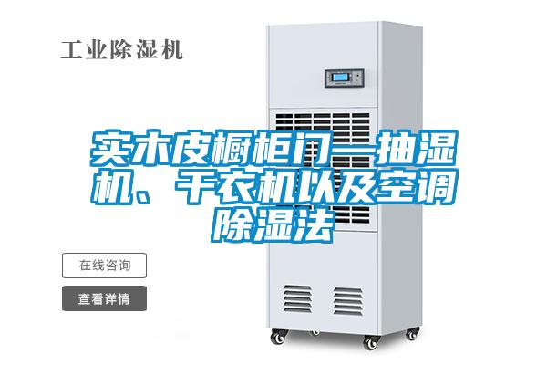 實(shí)木皮櫥柜門(mén)—抽濕機、干衣機以及空調除濕法