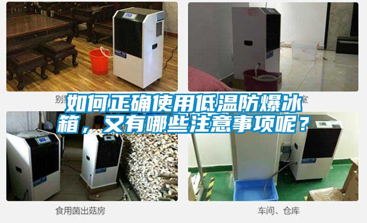 如何正確使用低溫防爆冰箱，又有哪些注意事項呢？