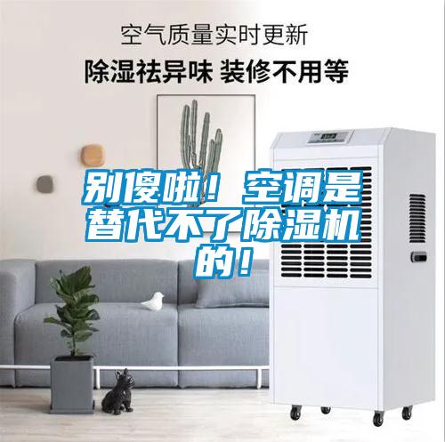 別傻啦！空調是替代不了除濕機的！