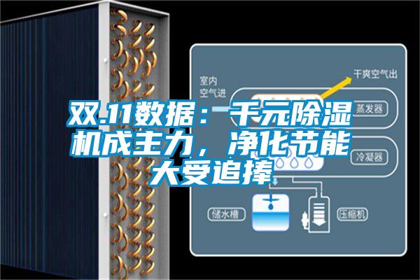 雙.11數據：千元除濕機成主力，凈化節能大受追捧