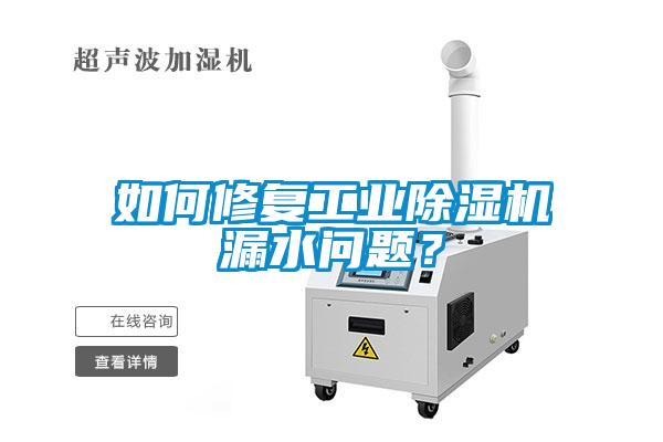 如何修復工業(yè)除濕機漏水問(wèn)題？