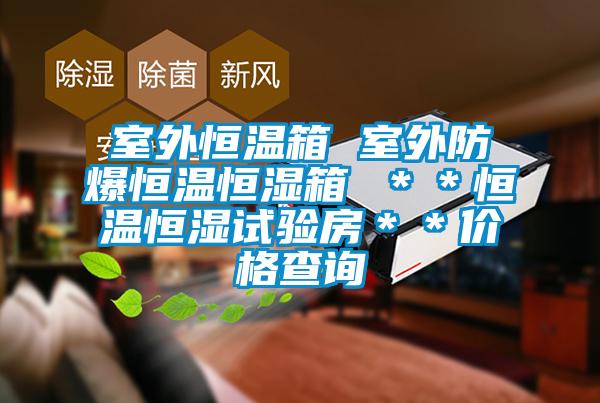 室外恒溫箱 室外防爆恒溫恒濕箱 ＊＊恒溫恒濕試驗房＊＊價(jià)格查詢(xún)