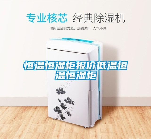 恒溫恒濕柜報價(jià)低溫恒溫恒濕柜