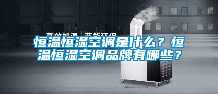 恒溫恒濕空調是什么？恒溫恒濕空調品牌有哪些？