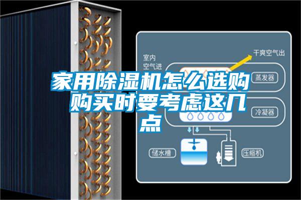 家用除濕機怎么選購 購買(mǎi)時(shí)要考慮這幾點(diǎn)
