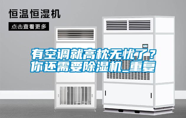 有空調就高枕無(wú)憂(yōu)了？你還需要除濕機_重復
