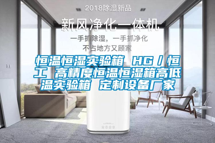 恒溫恒濕實(shí)驗箱 HG／恒工 高精度恒溫恒濕箱高低溫實(shí)驗箱 定制設備廠(chǎng)家