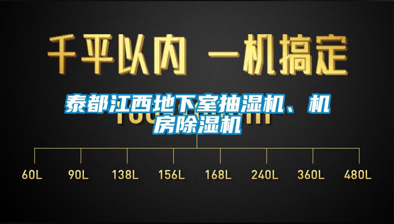 泰都江西地下室抽濕機、機房除濕機