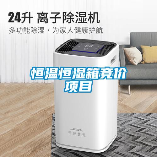 恒溫恒濕箱競價(jià)項目