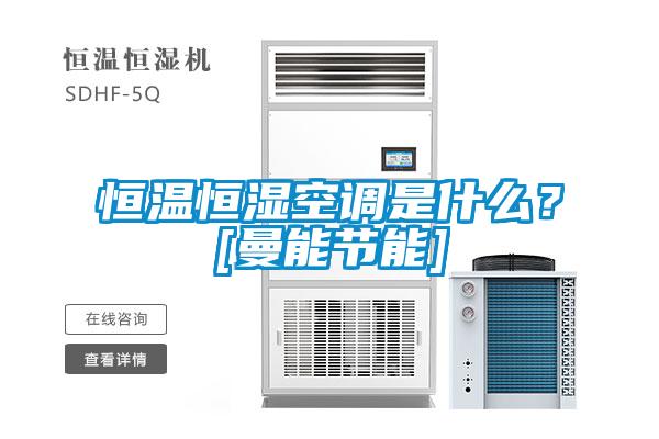 恒溫恒濕空調是什么？[曼能節能]