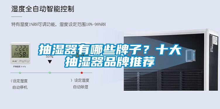抽濕器有哪些牌子？十大抽濕器品牌推薦