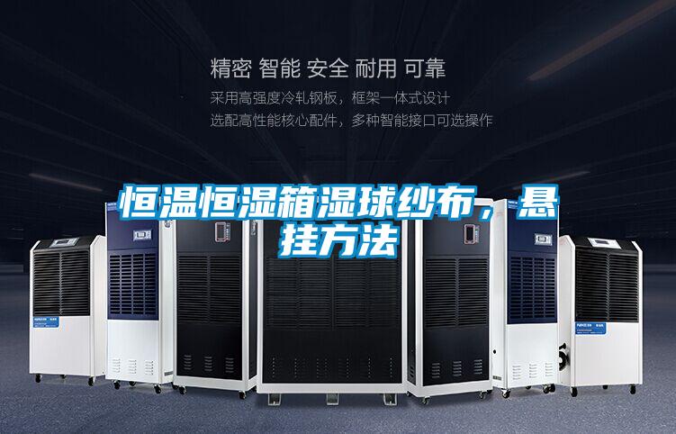 恒溫恒濕箱濕球紗布，懸掛方法