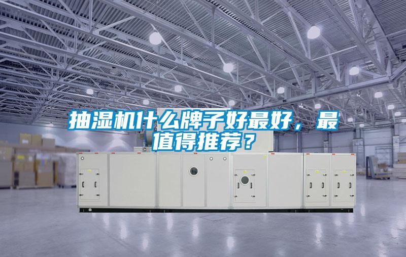 抽濕機什么牌子好最好，最值得推薦？