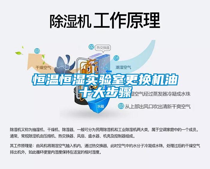 恒溫恒濕實(shí)驗室更換機油十大步驟