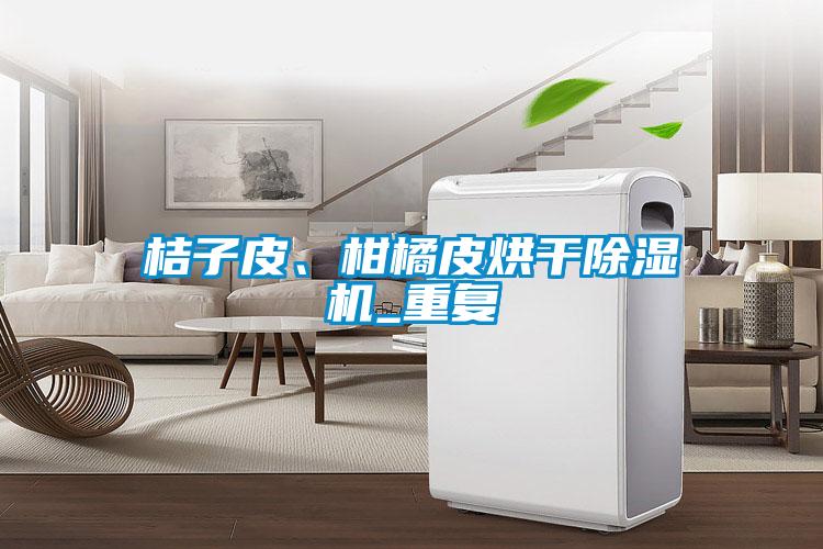 桔子皮、柑橘皮烘干除濕機_重復
