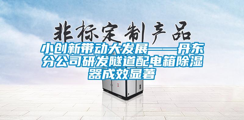小創(chuàng  )新帶動(dòng)大發(fā)展——丹東分公司研發(fā)隧道配電箱除濕器成效顯著(zhù)