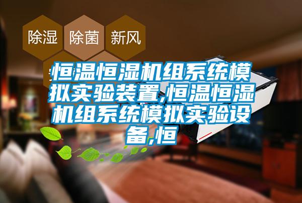 恒溫恒濕機組系統模擬實(shí)驗裝置,恒溫恒濕機組系統模擬實(shí)驗設備,恒