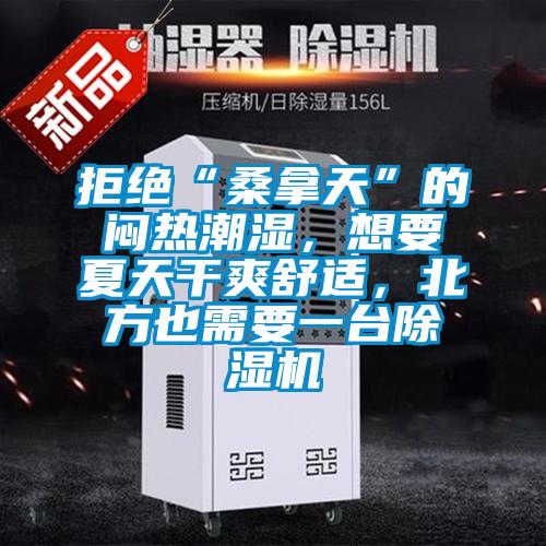 拒絕“桑拿天”的悶熱潮濕，想要夏天干爽舒適，北方也需要一臺除濕機