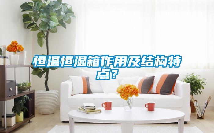 恒溫恒濕箱作用及結構特點(diǎn)？