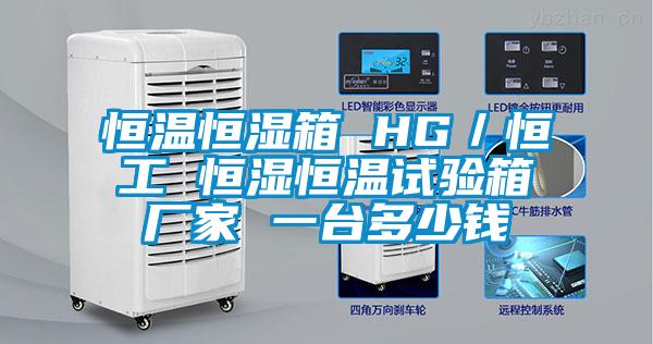 恒溫恒濕箱 HG／恒工 恒濕恒溫試驗箱廠(chǎng)家 一臺多少錢(qián)