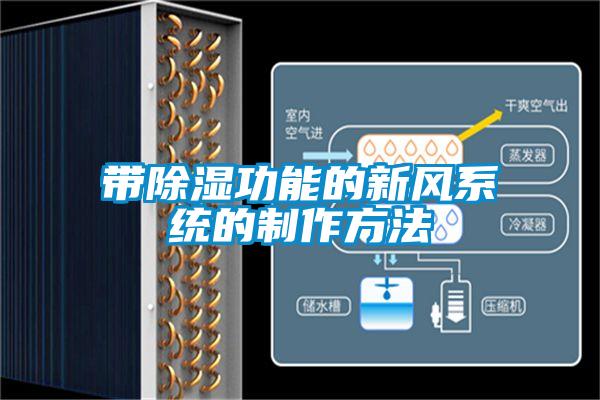 帶除濕功能的新風(fēng)系統的制作方法
