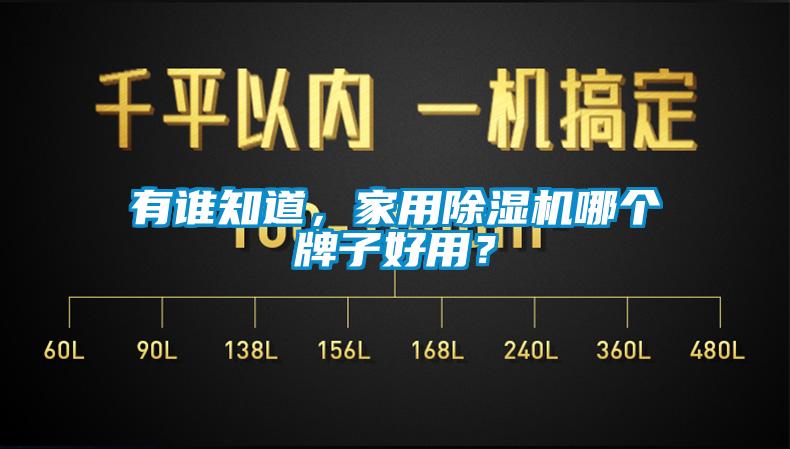有誰(shuí)知道，家用除濕機哪個(gè)牌子好用？