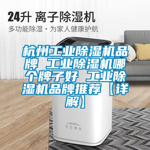 杭州工業(yè)除濕機品牌 工業(yè)除濕機哪個(gè)牌子好 工業(yè)除濕機品牌推薦【詳解】