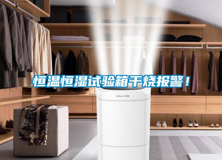 恒溫恒濕試驗箱干燒報警！