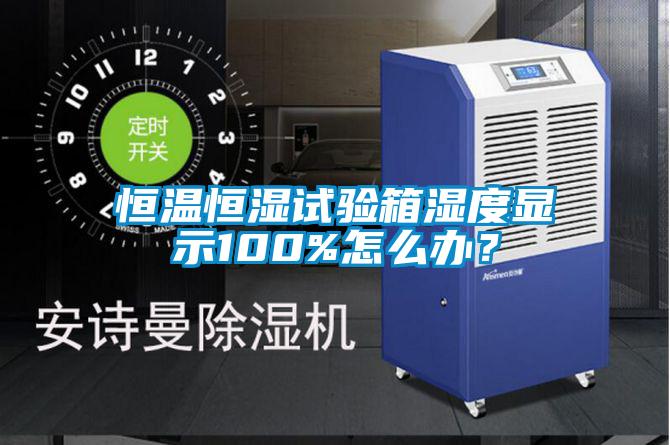 恒溫恒濕試驗箱濕度顯示100%怎么辦？
