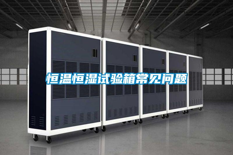 恒溫恒濕試驗箱常見(jiàn)問(wèn)題
