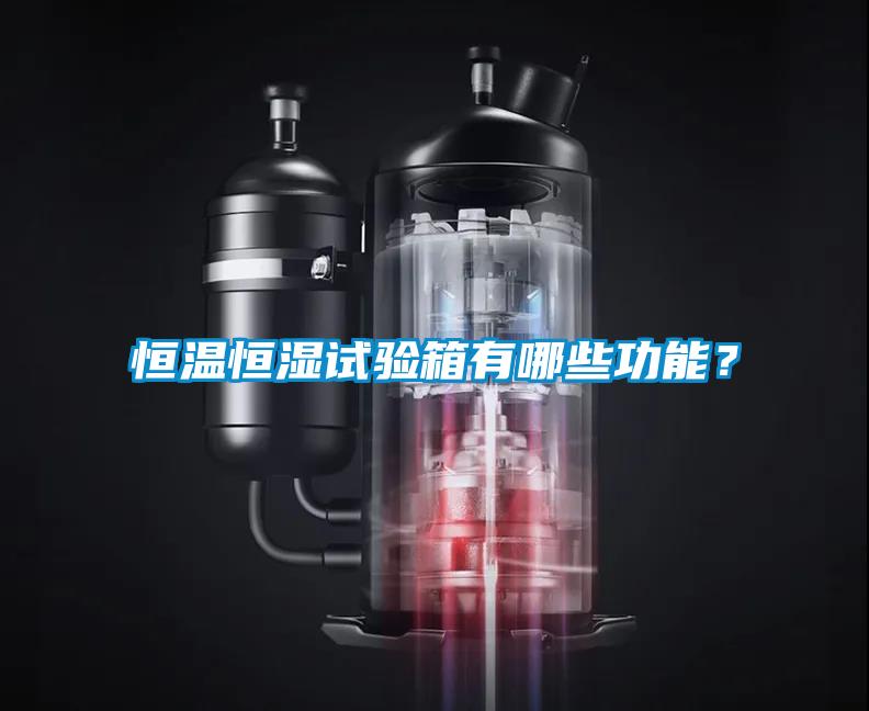 恒溫恒濕試驗箱有哪些功能？