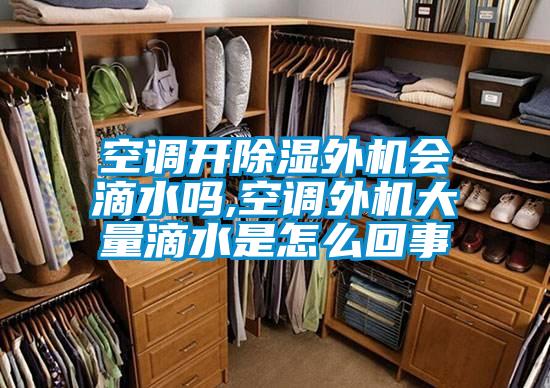 空調開(kāi)除濕外機會(huì )滴水嗎,空調外機大量滴水是怎么回事