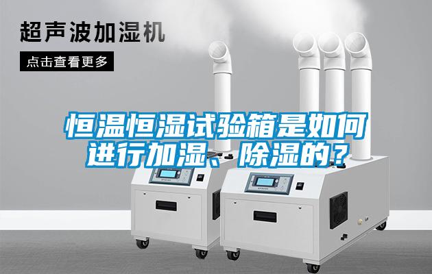 恒溫恒濕試驗箱是如何進(jìn)行加濕、除濕的？