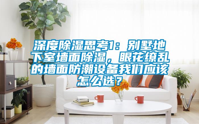 深度除濕思考1：別墅地下室墻面除濕，眼花繚亂的墻面防潮設備我們應該怎么選？