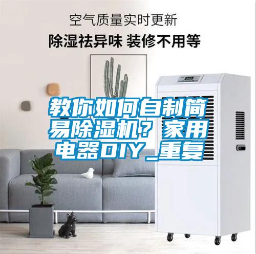 教你如何自制簡(jiǎn)易除濕機？家用電器DIY_重復