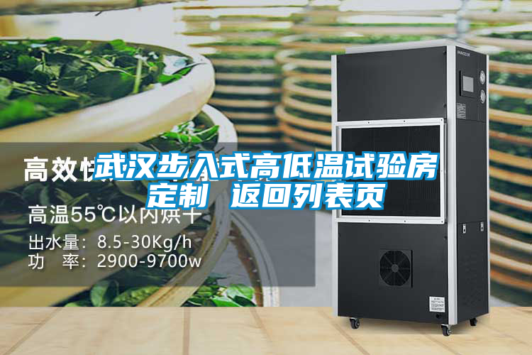 武漢步入式高低溫試驗房定制 返回列表頁(yè)