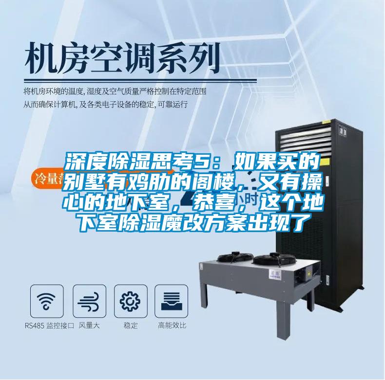 深度除濕思考5：如果買(mǎi)的別墅有雞肋的閣樓，又有操心的地下室，恭喜，這個(gè)地下室除濕魔改方案出現了