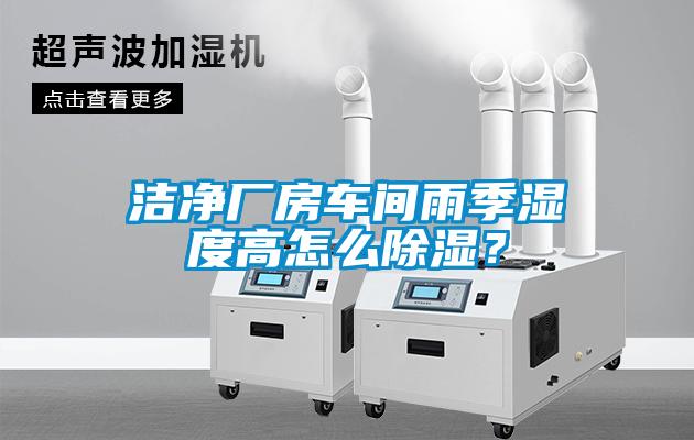潔凈廠(chǎng)房車(chē)間雨季濕度高怎么除濕？