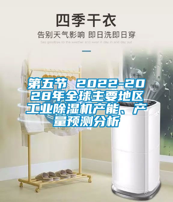 第五節 2022-2028年全球主要地區工業(yè)除濕機產(chǎn)能、產(chǎn)量預測分析