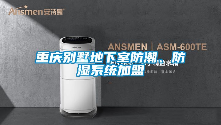 重慶別墅地下室防潮、防濕系統加盟