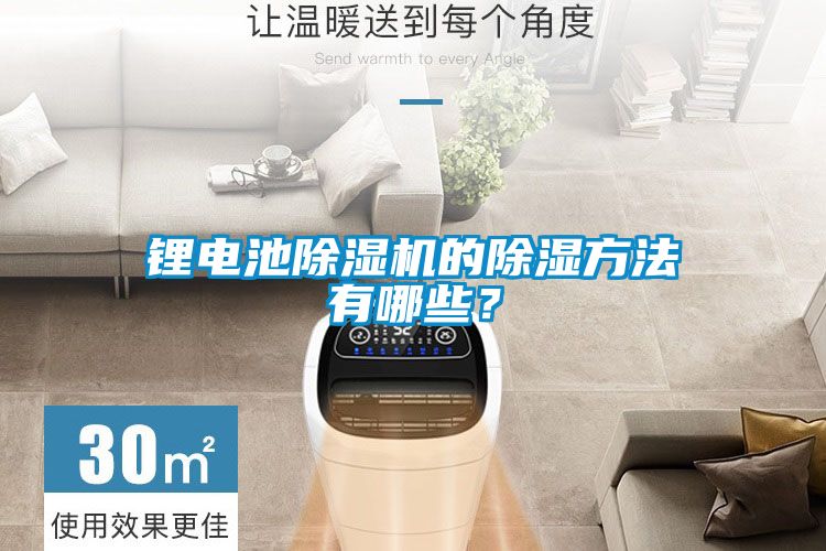 鋰電池除濕機的除濕方法有哪些？
