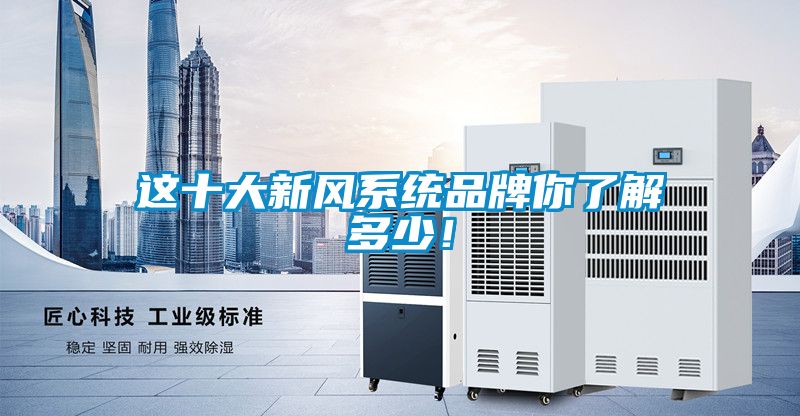 這十大新風(fēng)系統品牌你了解多少！