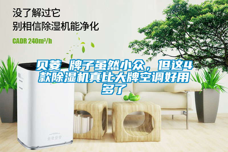 貝菱 牌子雖然小眾，但這4款除濕機真比大牌空調好用多了