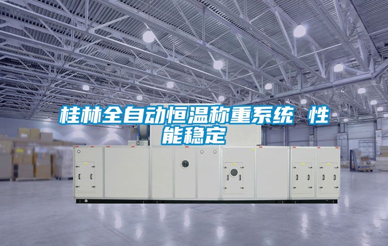 桂林全自動(dòng)恒溫稱(chēng)重系統 性能穩定