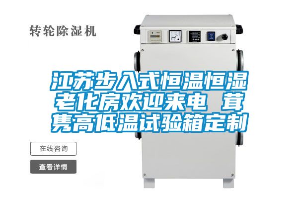 江蘇步入式恒溫恒濕老化房歡迎來(lái)電 茸雋高低溫試驗箱定制