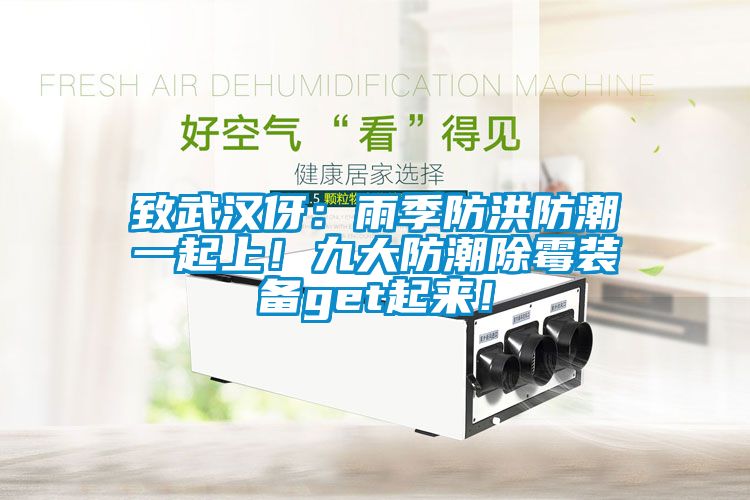 致武漢伢：雨季防洪防潮一起上！九大防潮除霉裝備get起來(lái)！