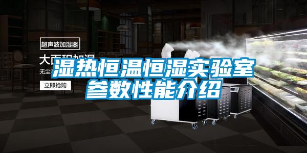 濕熱恒溫恒濕實(shí)驗室參數性能介紹