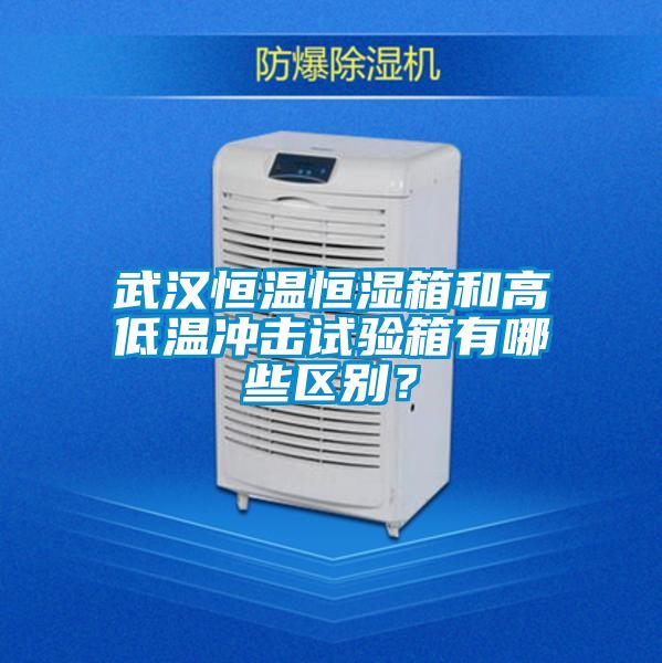 武漢恒溫恒濕箱和高低溫沖擊試驗箱有哪些區別？