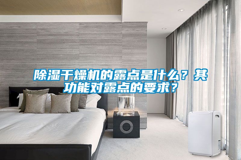 除濕干燥機的露點(diǎn)是什么？其功能對露點(diǎn)的要求？