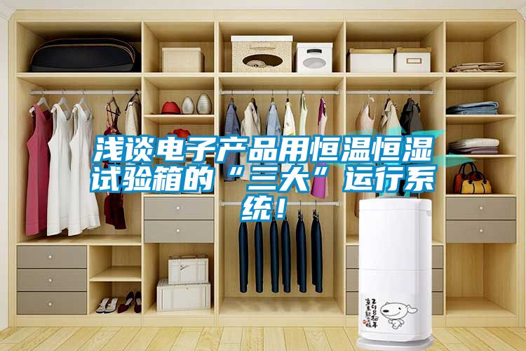 淺談電子產(chǎn)品用恒溫恒濕試驗箱的“三大”運行系統！